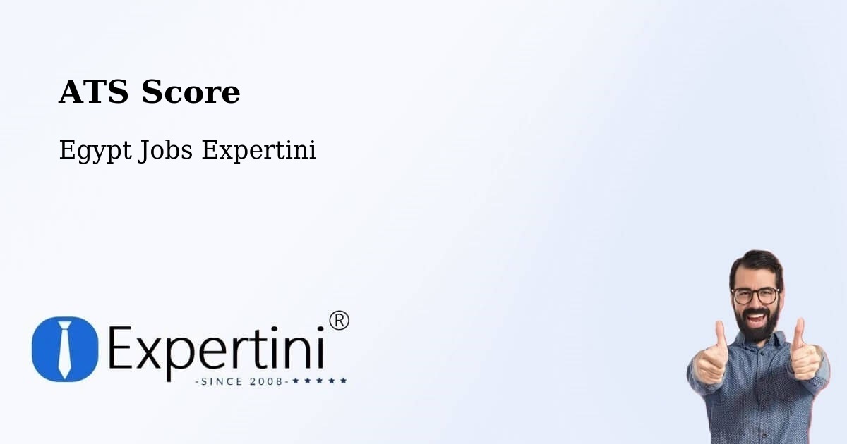 Resume ATS Score & Job Description Match Tool – Ashmūn - Egypt Jobs Expertini
