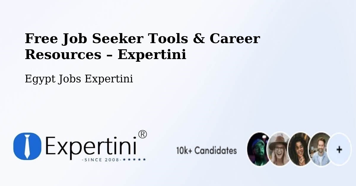 Free Job Seeker Tools & Career Resources – Ashmūn - Ashmūn, Egypt Jobs Expertini